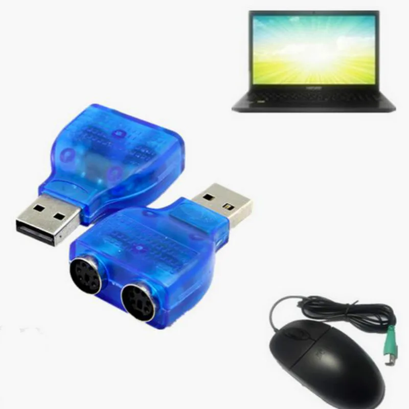 2016 New Hot USB Male to PS2 Female Cable Adapter Converter Use For Keyboard Mouse Drop Shipping
