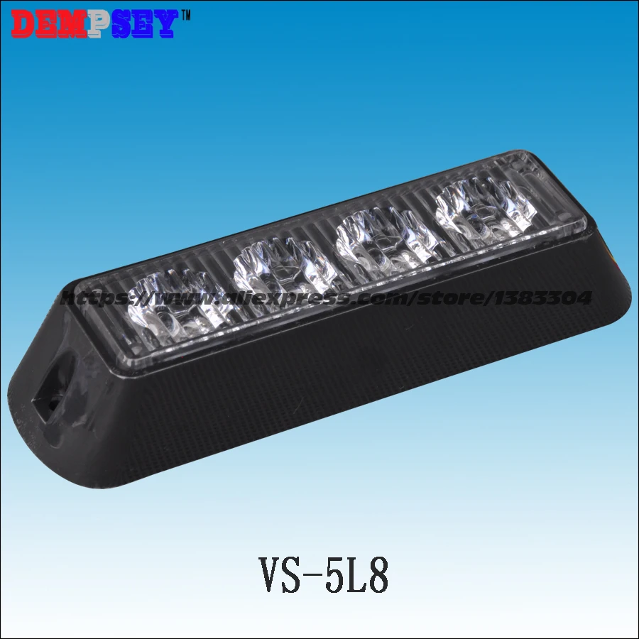 VS-5L8 LED head light per auto, auto LED montaggio superficiale kit, TIR-4 3 W Led, 18 modelli istantanei, Super Bright LED grill luce