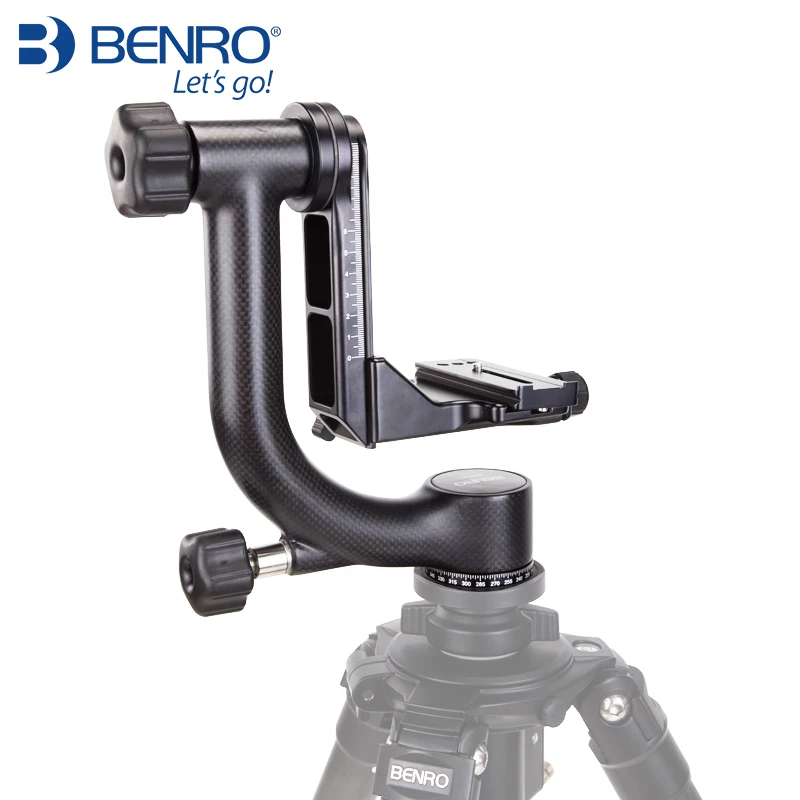 

Benro GH5C GH2C Gimbal Head Carbon Fiber Gimbal Heads For Benro Tripod GH2 Gimbal Heads Max Loading 25kg DHL Free Shipping