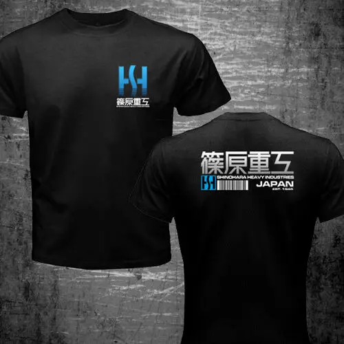 New Rare Japan Mecha Anime Pat Labor Ingram Shinohara Heavy Industries Double Side 2019 Newest Cotton Design Fitted T Shirt