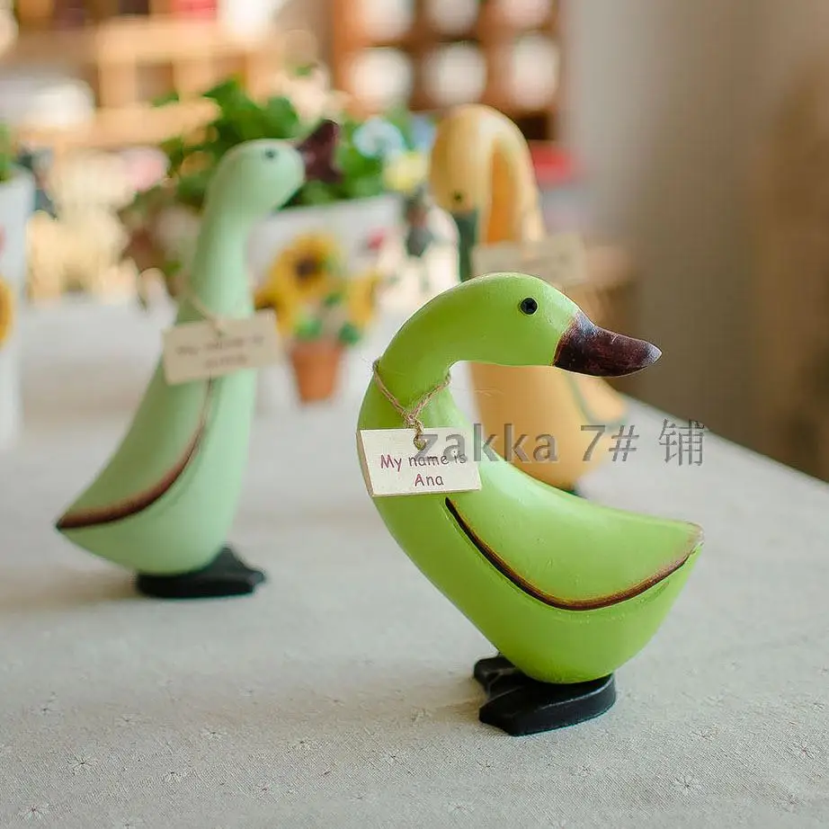 

American rural countryside painted duck to do the old cafe shop home decorations ornaments living room furnishings