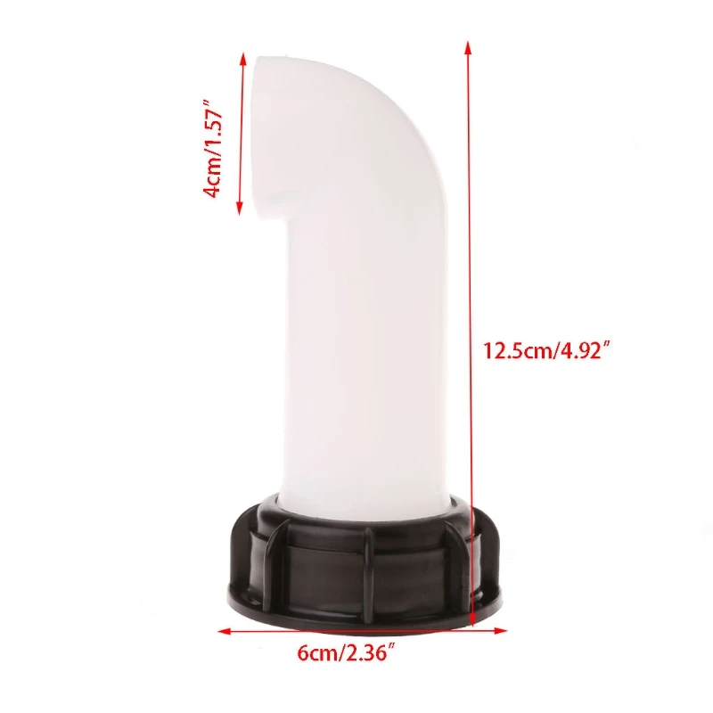 IBC Tote Tank Drain Cover Extension Spout Hose Nozzle Tap Cap Valve Female Thread Mar28