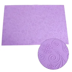 58*38cm silicone lace cake mat sugar craft chocolate baking mould icing candy imprint cake decoration tools