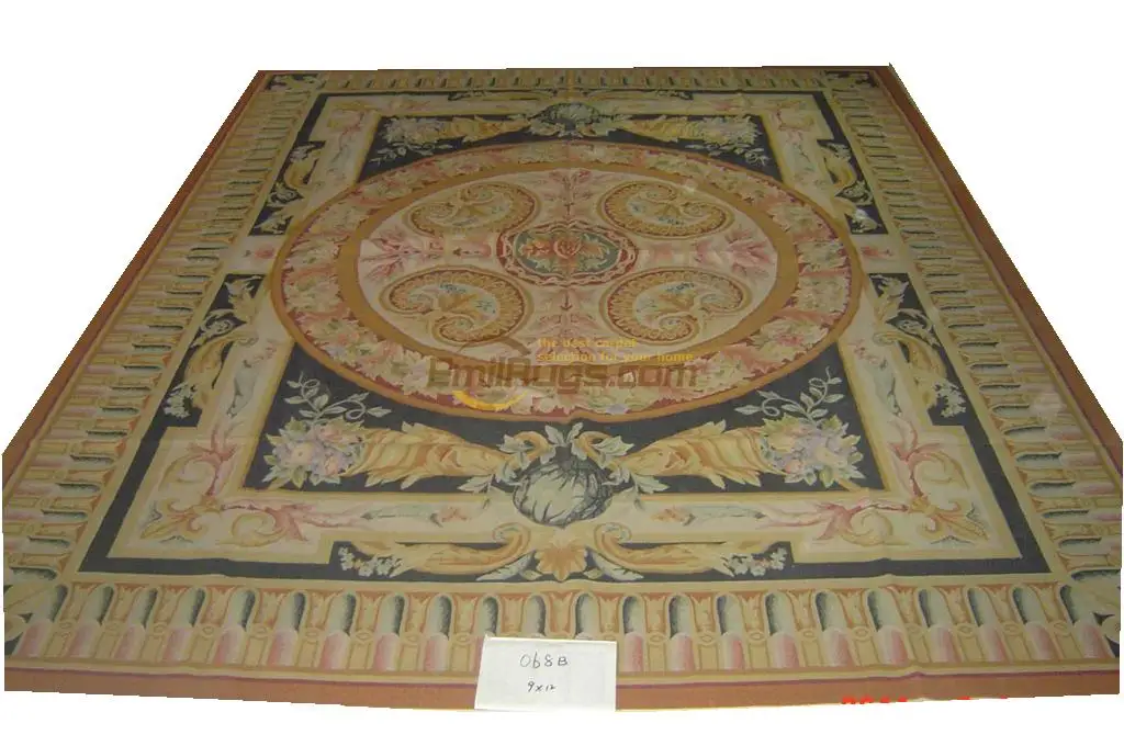 Carpet Handmade Home Carpets For Living Room Square Rug Aubusson Carpet Natural Sheep Wool