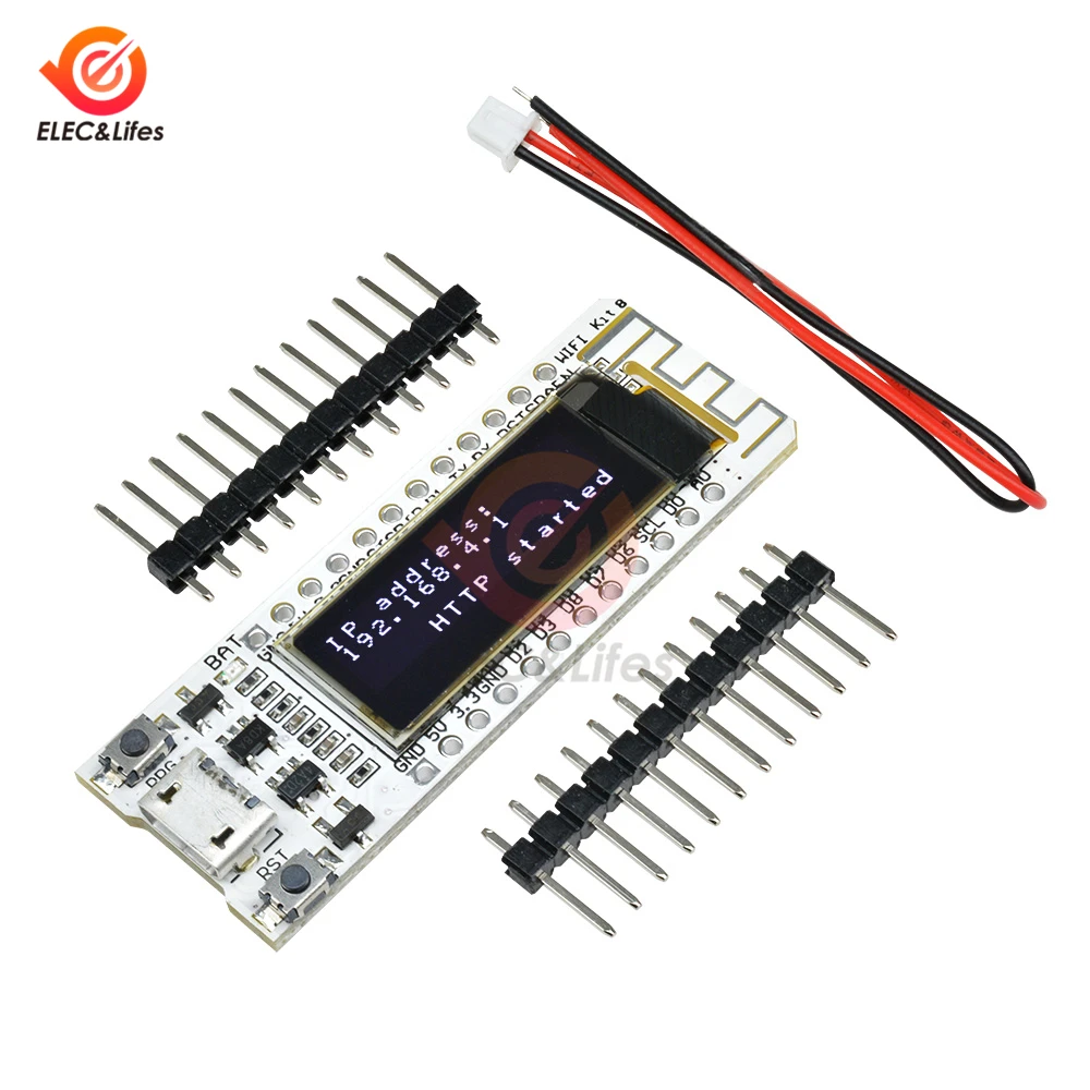 ESP8266 WIFI عدة وحدة 0.91 ''شاشة OLED الرقمية Wifi NodeMCU CP2014 USB إلى لوحة تطوير فلاش تسلسلية 32Mb لاردوينو