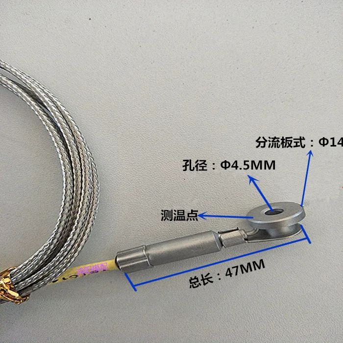 Free shipping Button type Hot runner thermocouple J/K Thermocouple sensor wire length 1M