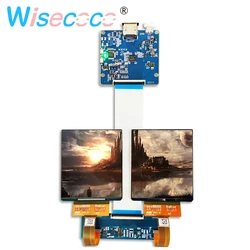 DIY VR Screen with 90hz dual 3.81 inch 1080p oled display with  to mipi driver board for projector HMD vr glass VR Headset