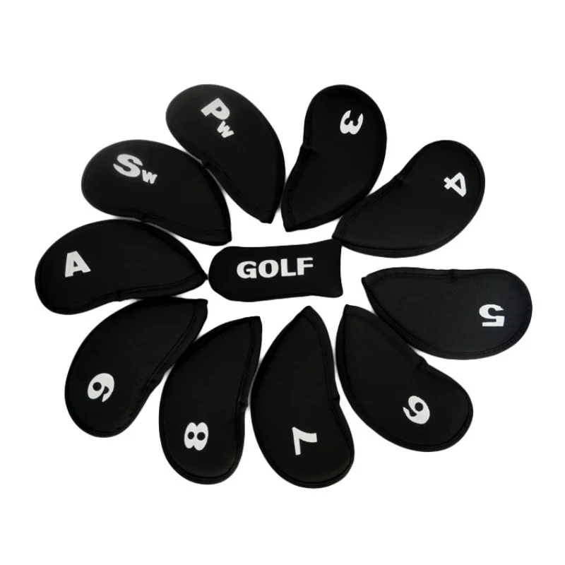 Golf Club Iron Head Covers Golf irons protect covers 10pcs/set free shipping