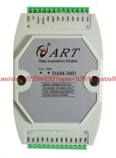 

DAM-3601 8 channel DS18B20 digital temperature sensor input, digital signal acquisition