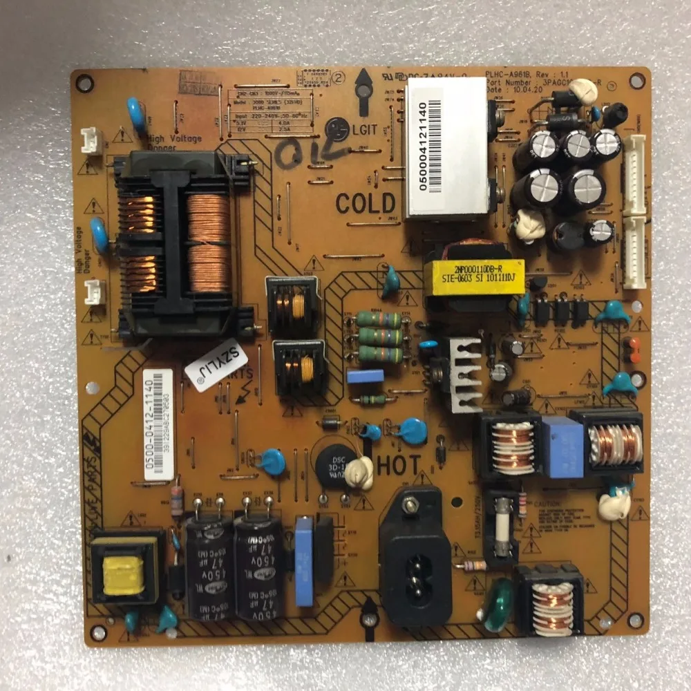 power board for SZYLIJ 32PFL3605/93 power board LG PLHC-A961A PLHC-A961B   3PAGC10030B-R   ,  it is uesd