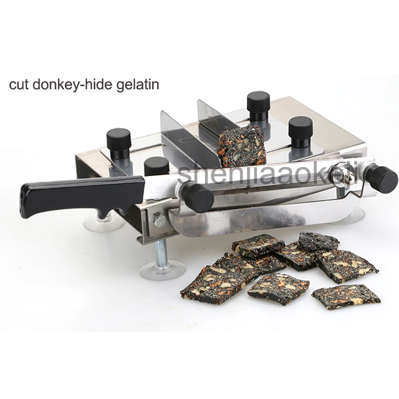 Manual do Cortador de carne Ginseng Antler aço Inoxidável da Máquina de Corte máquina de corte Máquina De Corte De alimentos à base de plantas Chinesas 1 pc