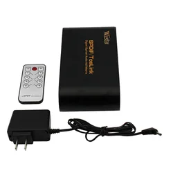 NEW High Quality Portable SPDIF / Toslink Digital Optical Audio 4 Inputs 2 Outputs True Fiber Audio Matrix with Remote