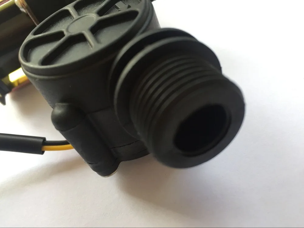 G1/2 Water Flow Sensor + Solenoid Valve , Plastic One Valve 1-30L/Min