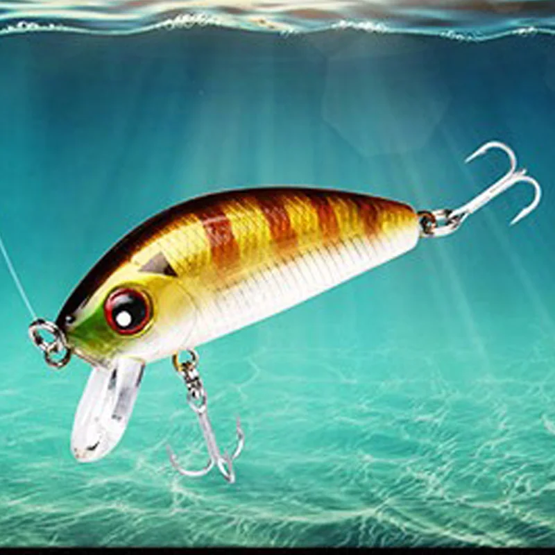 1pcs 45mm 4.1g Mini Minnow Hard Bait Fishing Bait Aritificial  Japan Hard Bait Bait Trout Bass Carp Fishing