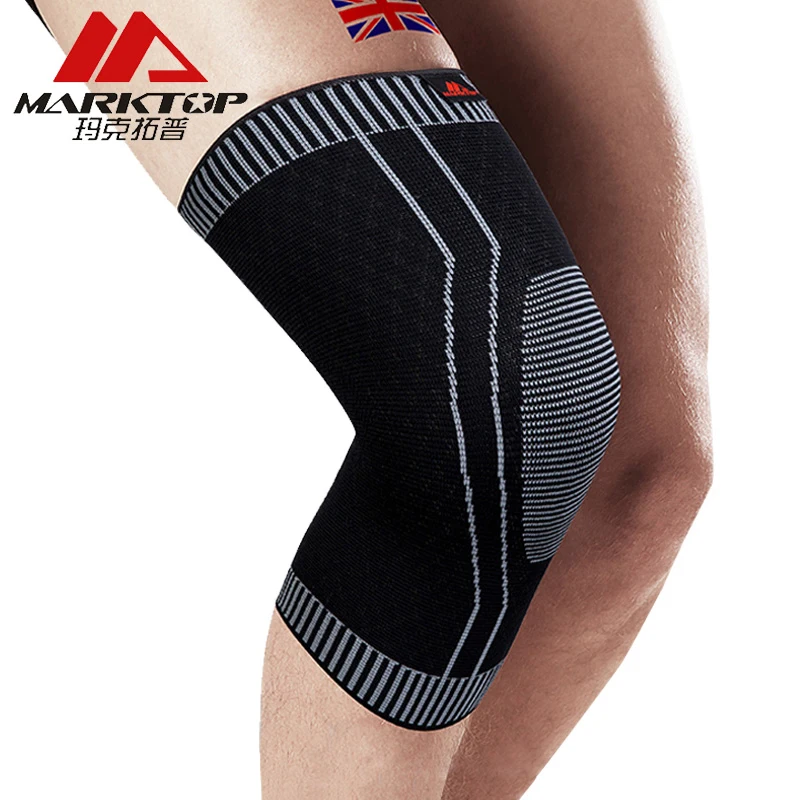 1pcs Marktop Sports Knee Pads Support Training Elastic Knee Support protect Sports Safety Running Cycling Knee Pad Sleeve