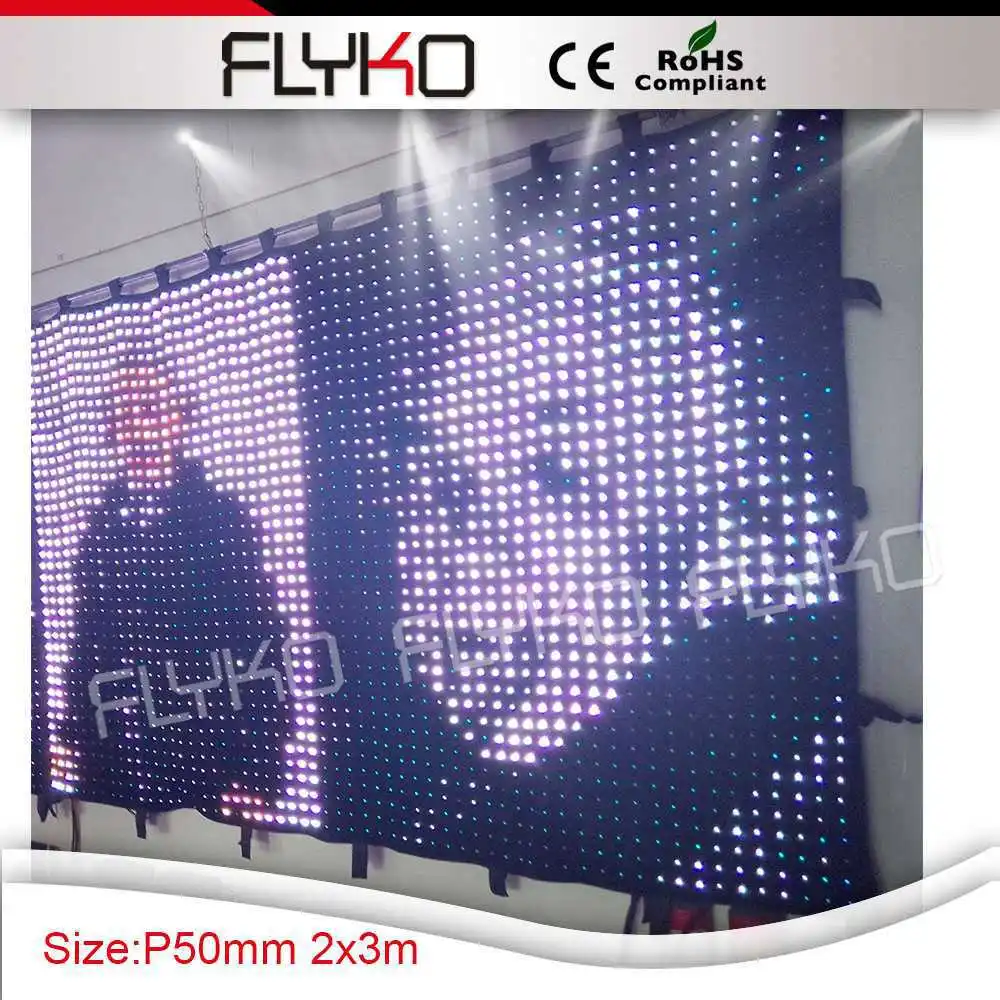 Free shipping display video led curtain screen xxx photos china led video curtain