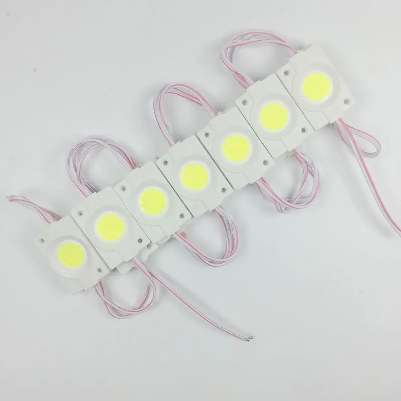 

20pcs/lot 2018 New 2.4W injection COB LED Module with lens DC12V advertising light,Led Backlight For Channel Letters