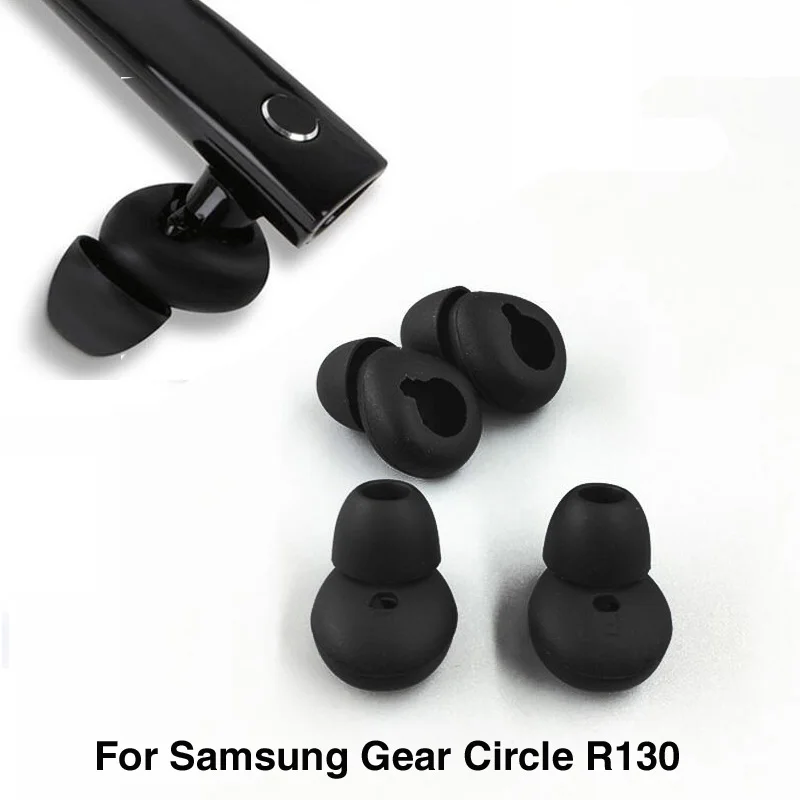 In-Ear Sport Earphones Ear Pads For Samsung Gear Circle R130 Eartips Covers Caps Headphones Earpads Silicone Earbuds