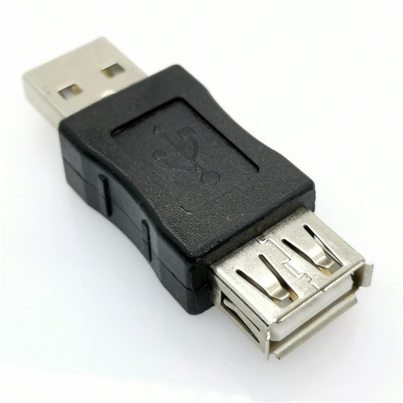 2PCS USB Male Female to USB Male Female Plug Adapter Changer Converter Adapter