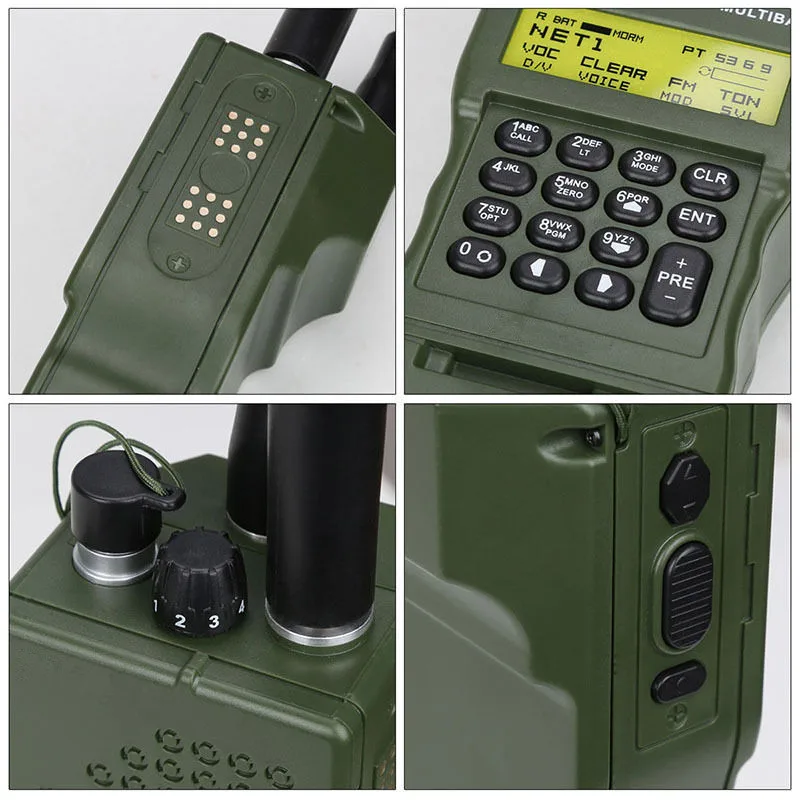 Z-ยุทธวิธีทหารWalkie Talkieรุ่นAirsoftองค์ประกอบAN/PRC152 วิทยุสื่อสารกรณีWargame Paintballสําหรับล่าสัตว์ 2Psชุด