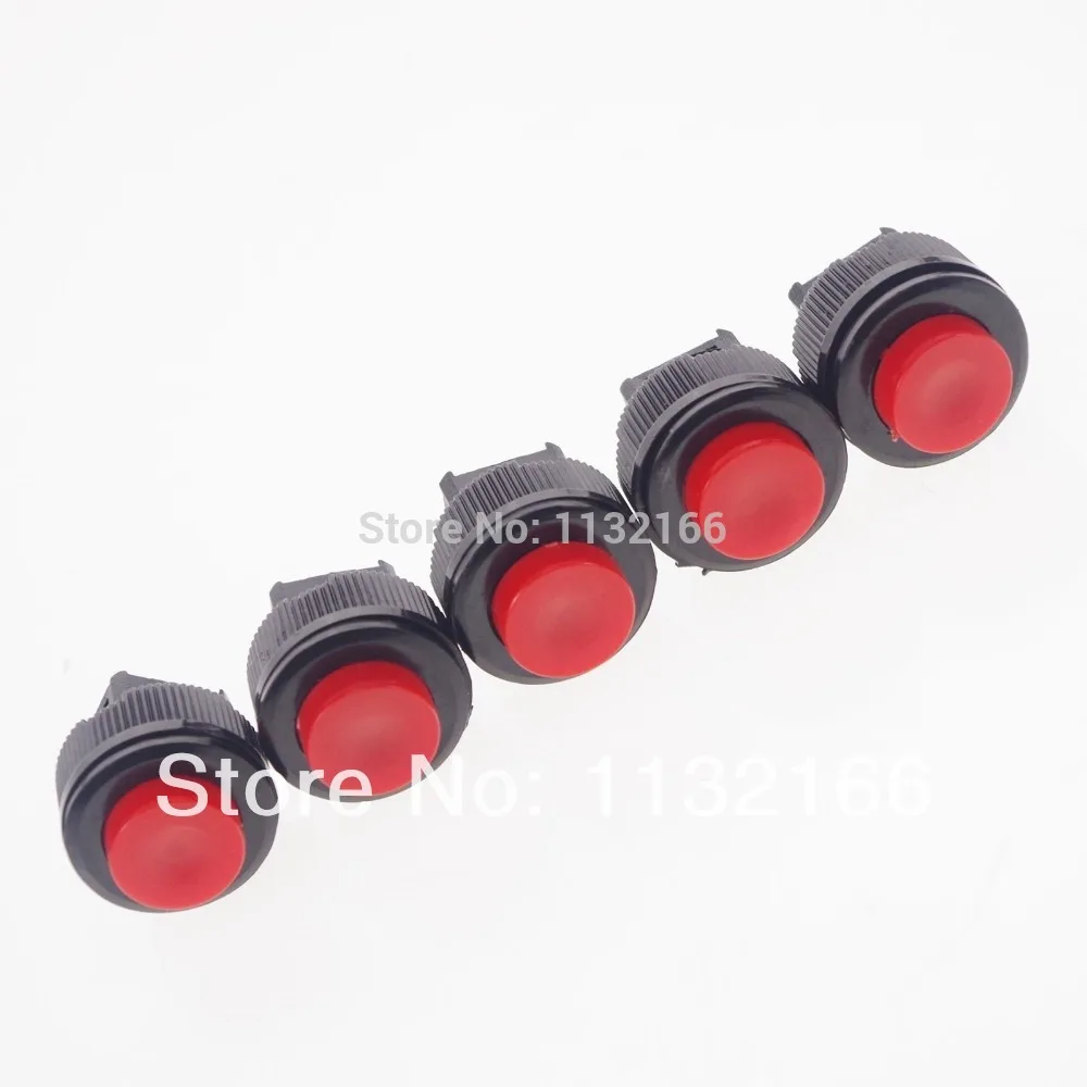 10pcs 16mm Mounting Hole Round Maintained/Momentary Push Button Switch DS-510