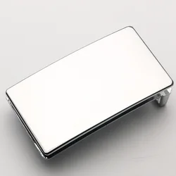 Metal Rectangle Blank DIY Black/Silver belt buckle With Fashion Mens Buckles Fit 3.5cm Wideth Belt  Men's Belt Buckle