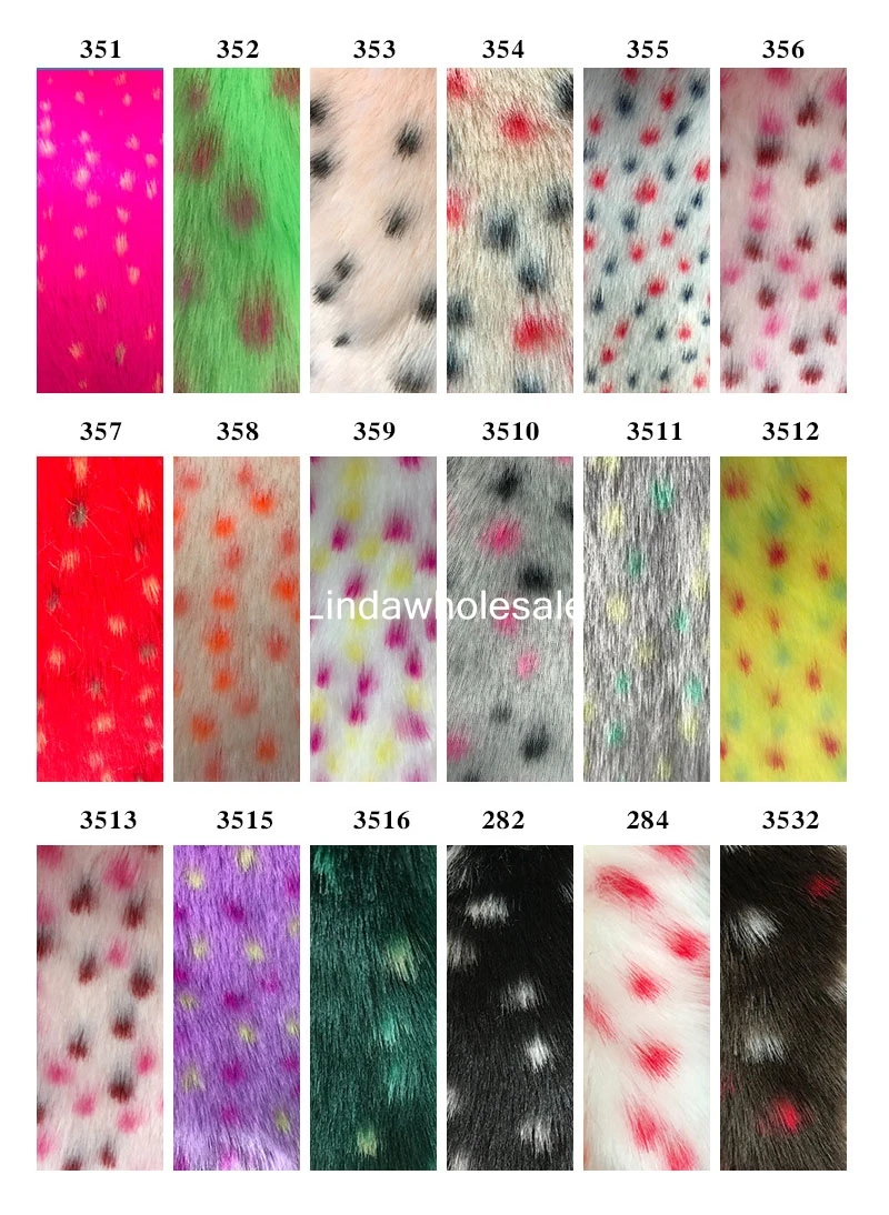 Faux fur fabric,Rabbit fur color jacquard imitation rabbit fur felt cloth,160cm*91cm(one yard)/PCS