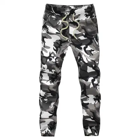 Men's Cotton Camouflage Jogger Pants HANQIU