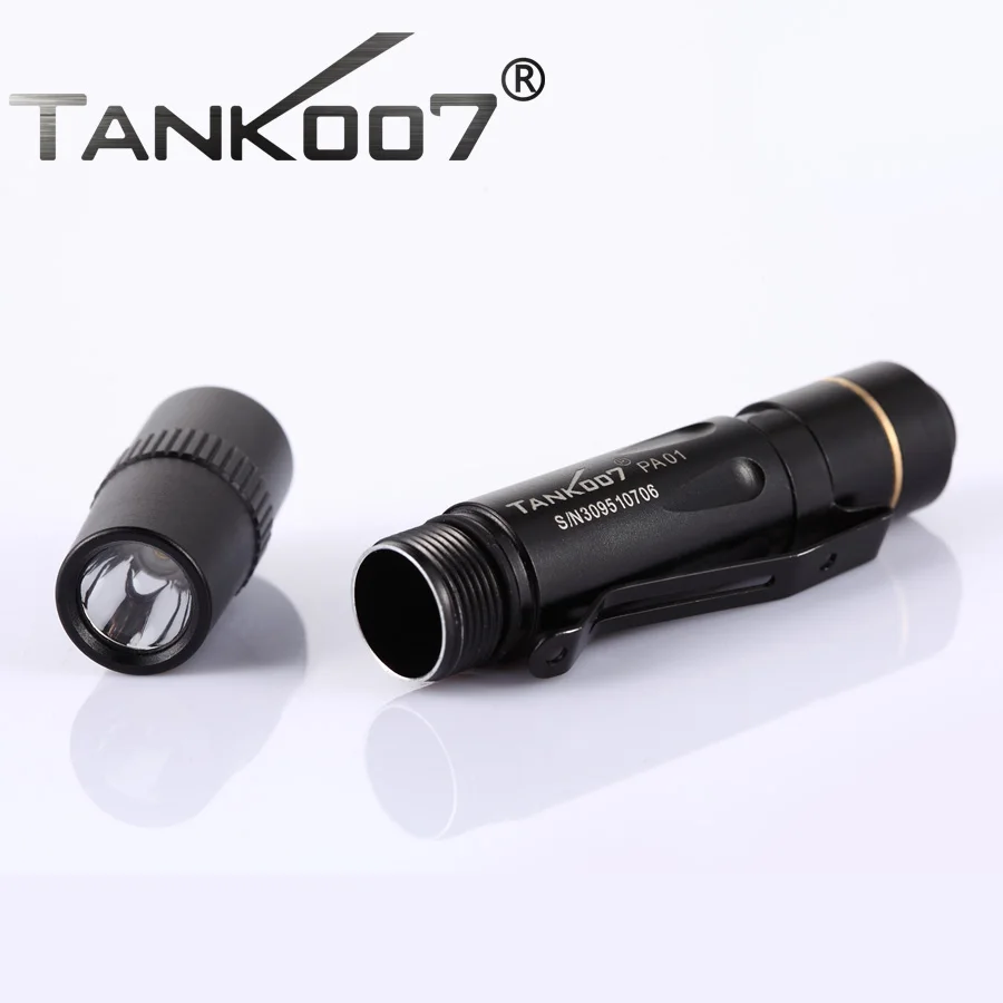 TANK007 PA01 90 Lumens 3Modes ORSAM LED  Flashlight Mini Pocket Clip Medical Light Torch Penlight by AA Battery