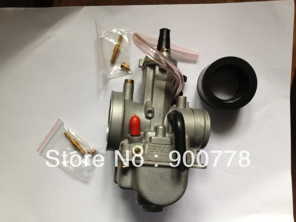 new carburetor 24mm 2- stroke racing flat side the OEM part  OKO carb carburettor