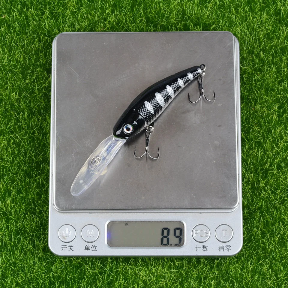 LINGYUE New Arrival 1PCS Fishing Minnow Hard Wobbler 10cm/9g Plastic Crankbait Fish Artificial Bait Bass Pike Crank Lure