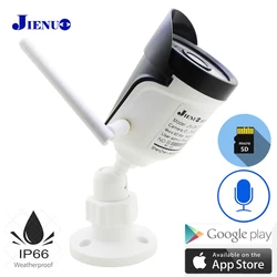 JIENUO Telecamera IP Wifi 720P 960P 1080P HD Audio Esterna Impermeabile Senza Fili Cctv di Sicurezza IPCam Telecamera di Sorveglianza A Infrarossi Casa