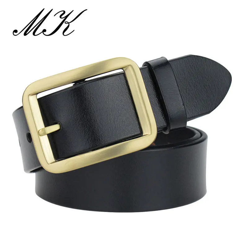 Maikun Leather Belts for Men Luxury Brand Male Belt for Vintage Fancy Jeans Designer Belts Men High Quality ceinture homme