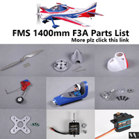 FMS 1400mm 1.4m F3A Olympus Parts List Propeller Spinner Cowl Motor Shaft Mount Board Landing Gear ESC RC Airplane Model Plane