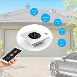 Wireless Garage Door Opener Remote WiFi Switch Controlled by Smartphone for Automatic Gate Opener System