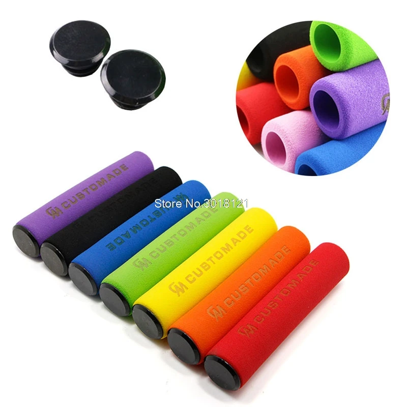 1Pair Soft Foam Sponge bmx mtb Bike Cycle Bicycle Handle Handlebar Bar Grips Bicycle Grip