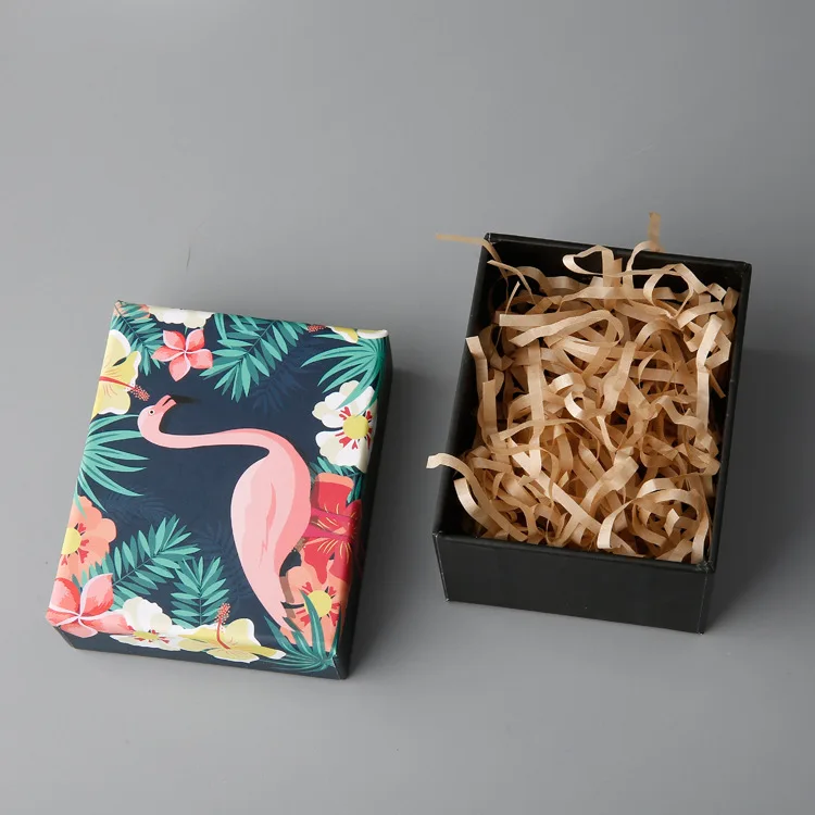 10Pcs Flamingo Jewelry Candy Box Cookies Packing Boxes Party Suppies Packaging Gift Box Wedding Gifts for Guests