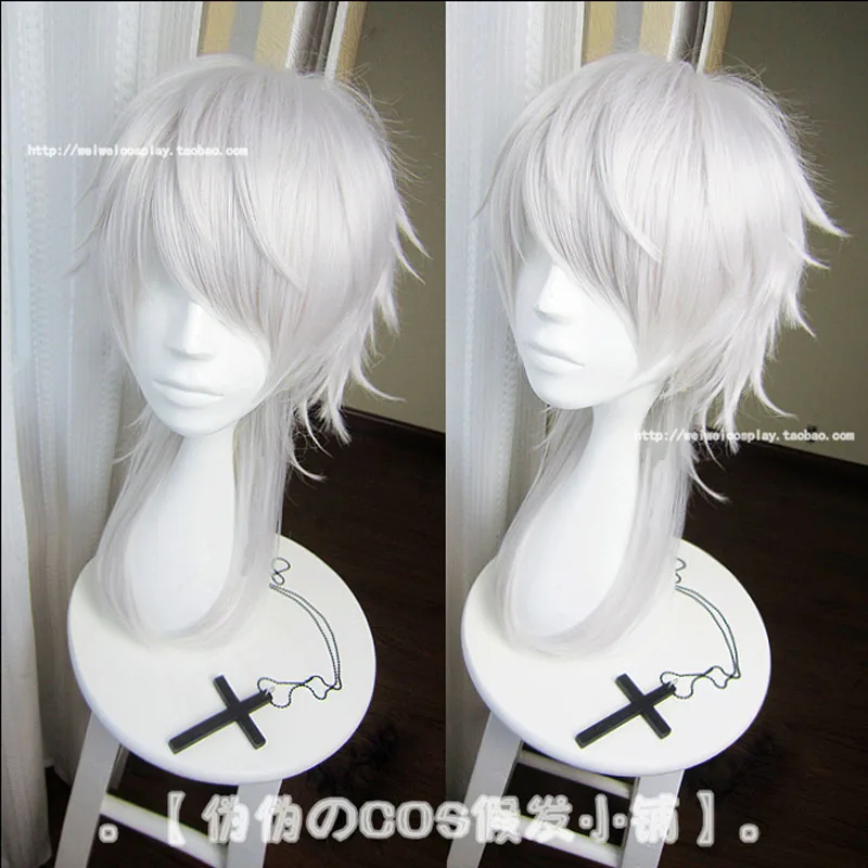 

Anime Touken Ranbu Online Tsurumaru Kuninaga Wig Cosplay Costume Men & Women Synthetic Hair Halloween Party Wigs + Wig Cap