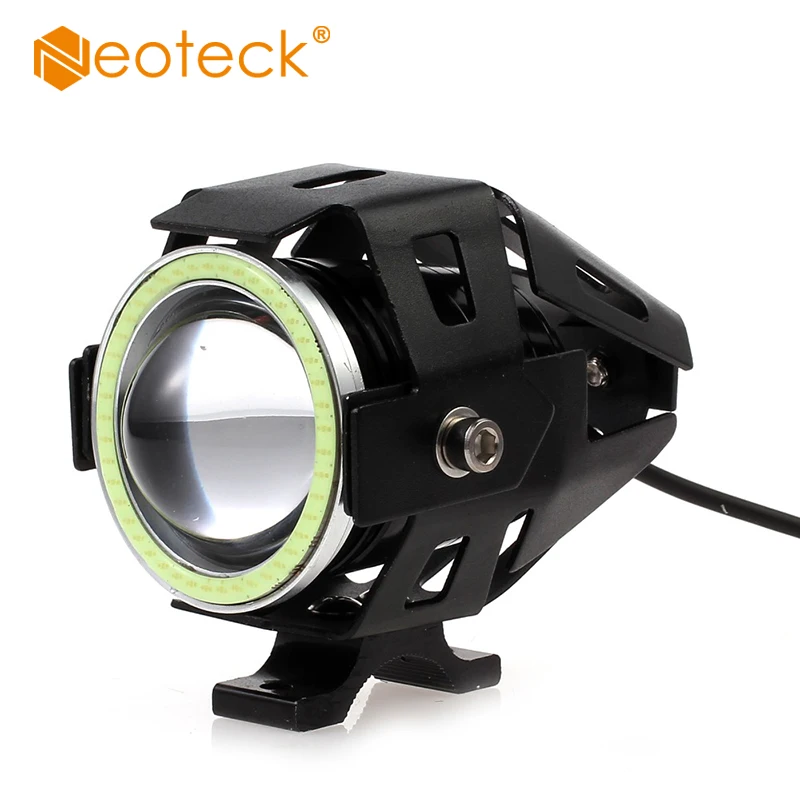 

Neoteck 2 Pcs U7 LED Driving Headlight Driving Spot Fog Lamp 125W Moto spotlight Head Light For Motorcycle Motorbike