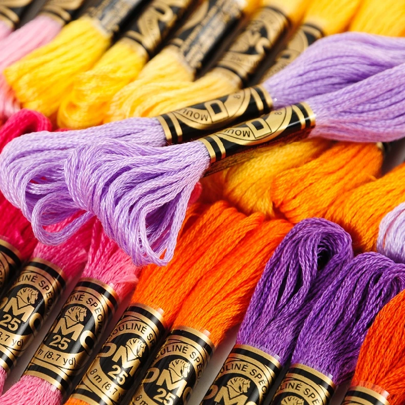 Cotton Total different Pcs Original French DMC Embroidery / Cross Stitch Floss Thread--Choose Any Colors And Quantity Freely