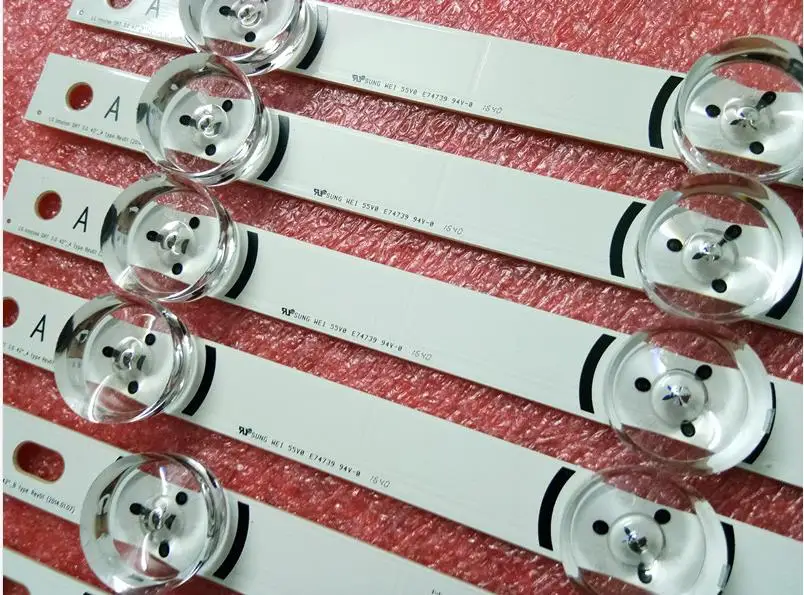 8PCS nuovi Circuiti striscia 4LED 6916L-1709B 6916L-1710B 6916L-1709A 6916L-1710A 6916L-1956B 6916L-1957B 6916L-1956A 6916L-1956C