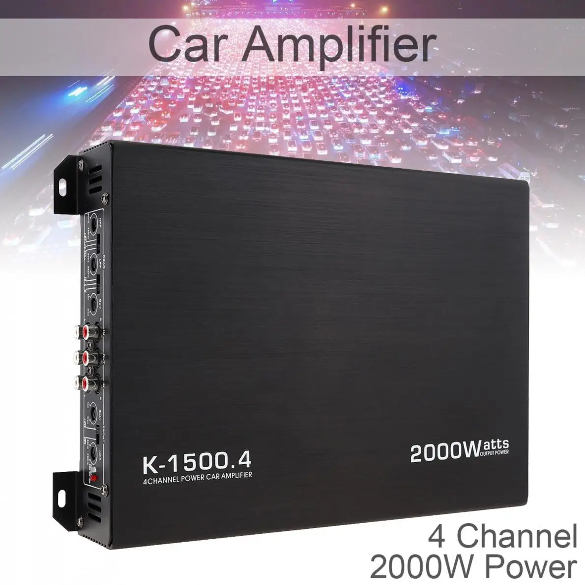 

12V 2000W 4-Channel Audio Stereo Bass Speaker Car Audio Amplifiers Subwoofer Car Audio Amplifiers