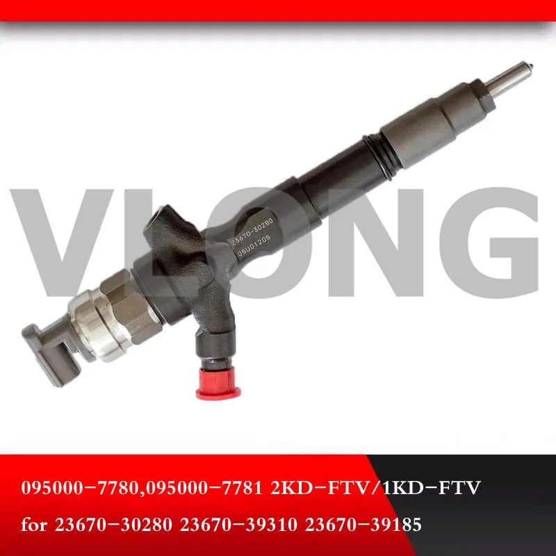 GENUINE AND BRAND NEW COMMON RAIL FUEL INJECTOR ASSY 095000-7030 095000-7031 095000-6760 095000-6761 23670-39185 23670-39186