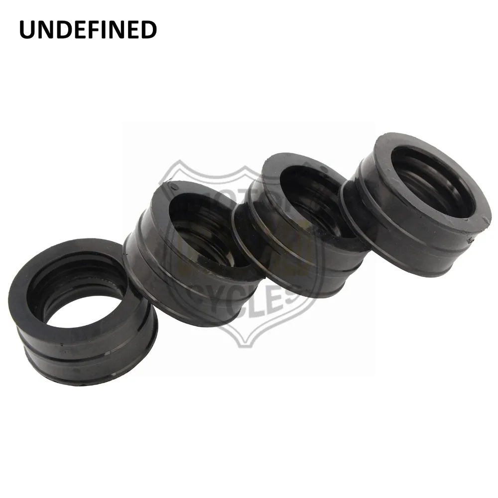 4 Pcs Carburetor Interface Intake Manifold Adapters Boot Set for Honda VF700C /S/F VF750C /S/F Magna Interceptor Sabre