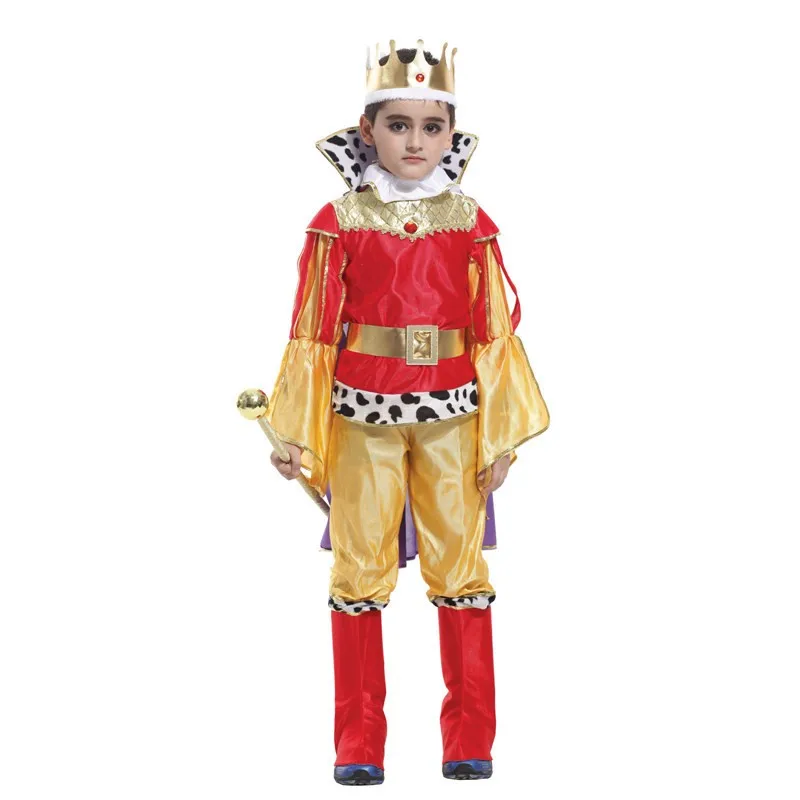 Kids Arabic Prince King Costume Halloween Christmas Carnival COS Masquerade Party Kids Fancy Dress Children Cosplay Clothes