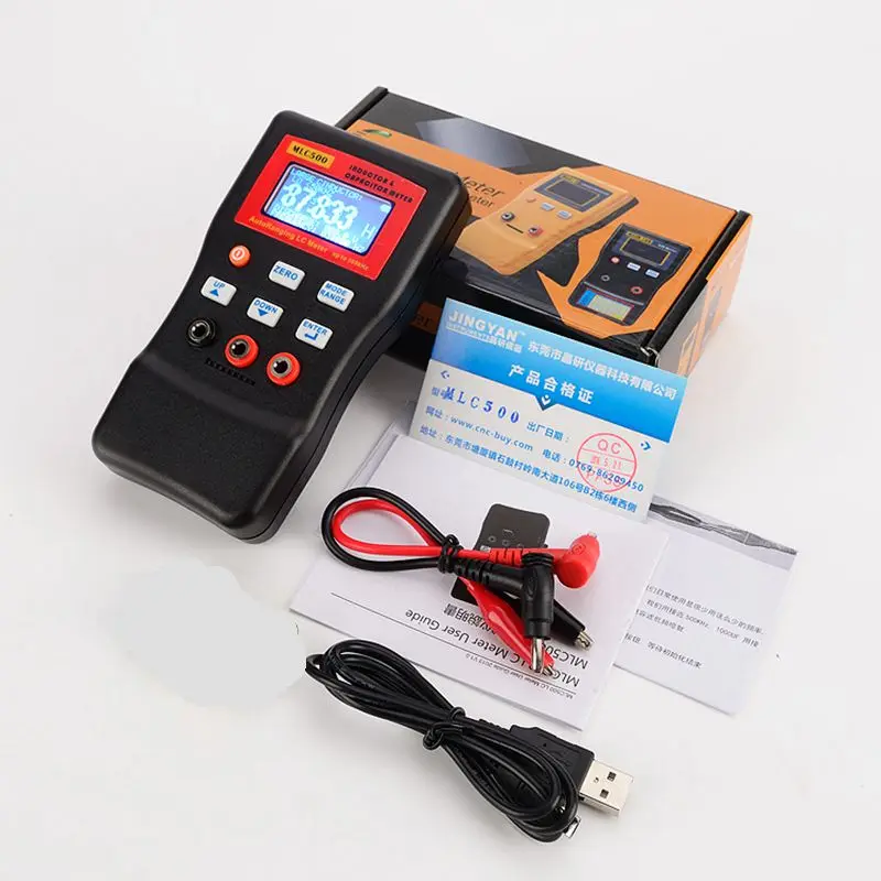 High Precision Electronic Capacitance Inductance Meter Digital Bridge LC Meter Multimeter LC RC Oscillation To 500 KHz 100mF