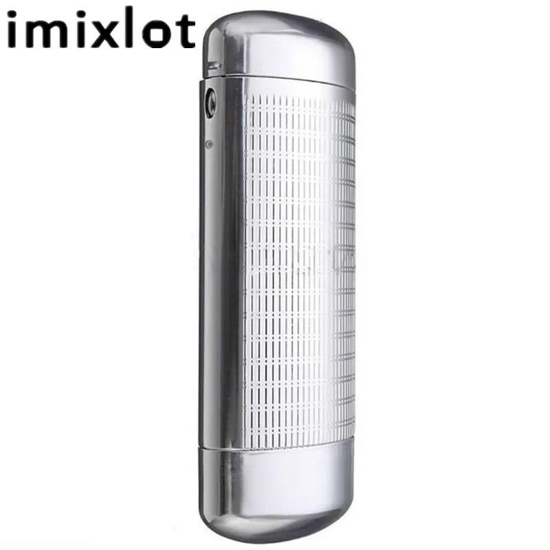 IMIXLOT Silver Aluminum Magnesium Elegant Sunglasses Cases High Quality Automatic Reading Glasses Box