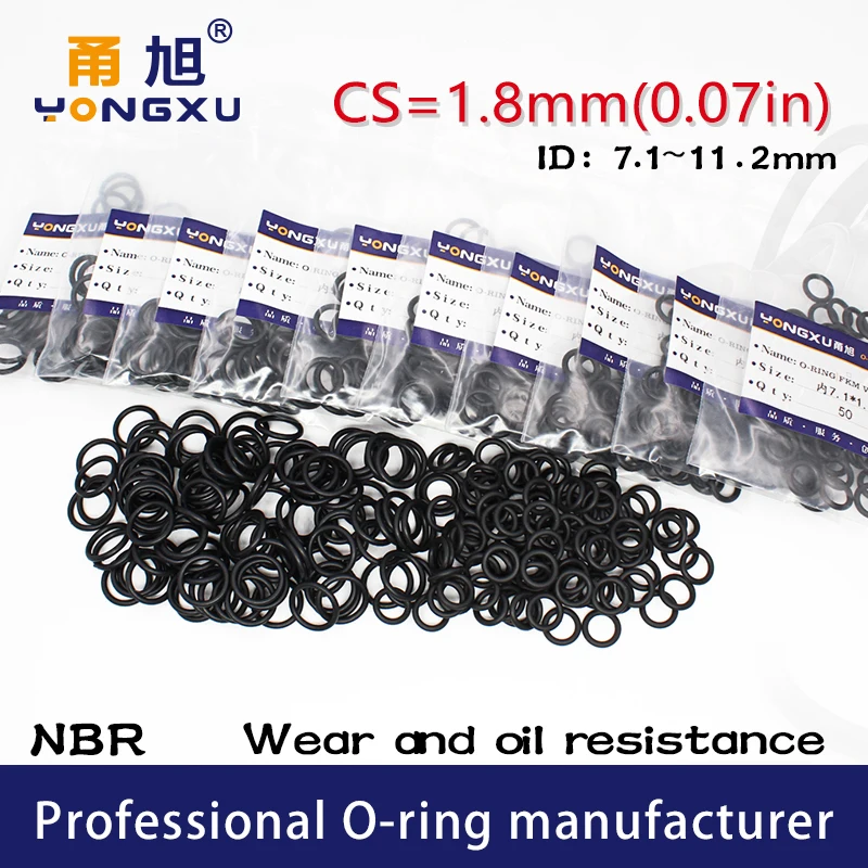 50Pcs/Lot Black Nbr…