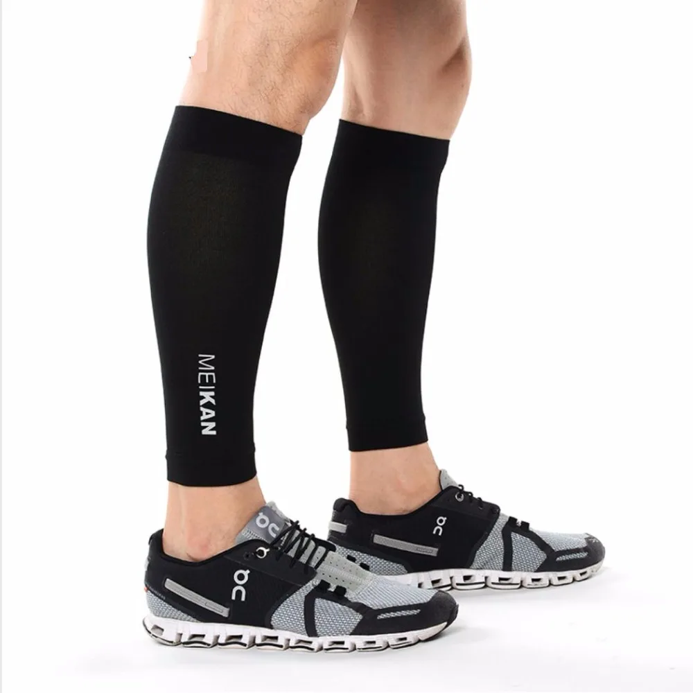 Brand New Race Energy Compression Calf Sleeve Reduce Muscle oscillations Shins Guards Leg Warmers for Running Jogging Basketball