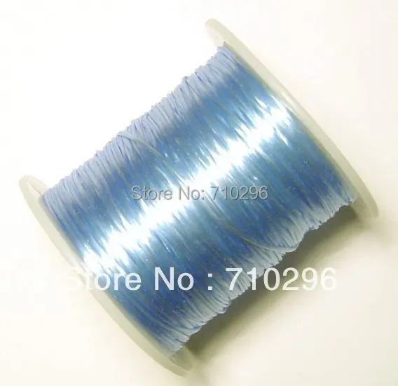 100 Metres high quality strong and Light Blue Elastic Beading Wire